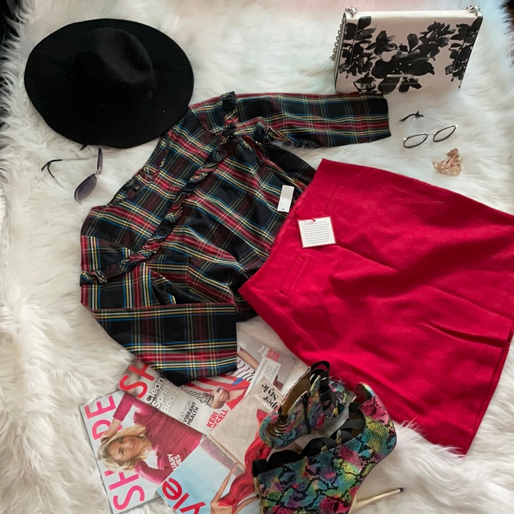 TALBOTS CLASSIC WOOL SKIRT